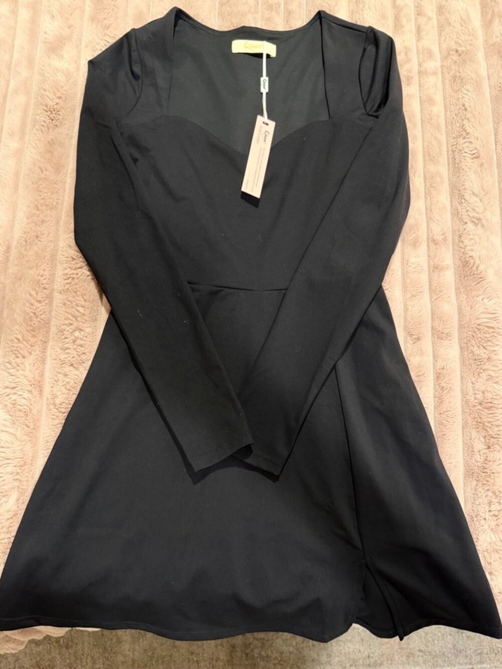 Women’s Solid Casual Polyester Dress – Belle Style, Stretch, Spring/Summer